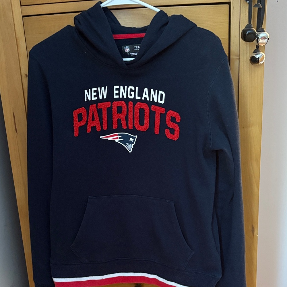 New England Patriots Navy Hoodie
